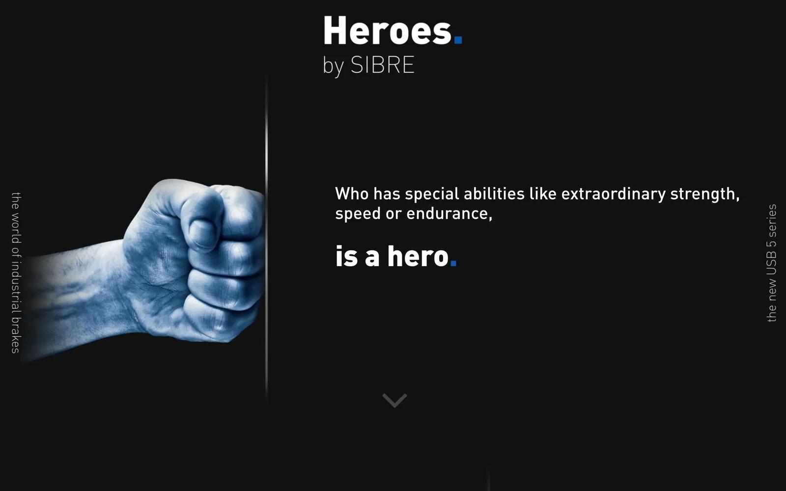 Startbild der Kampagnen-Landingpage HEROES by SIBRE